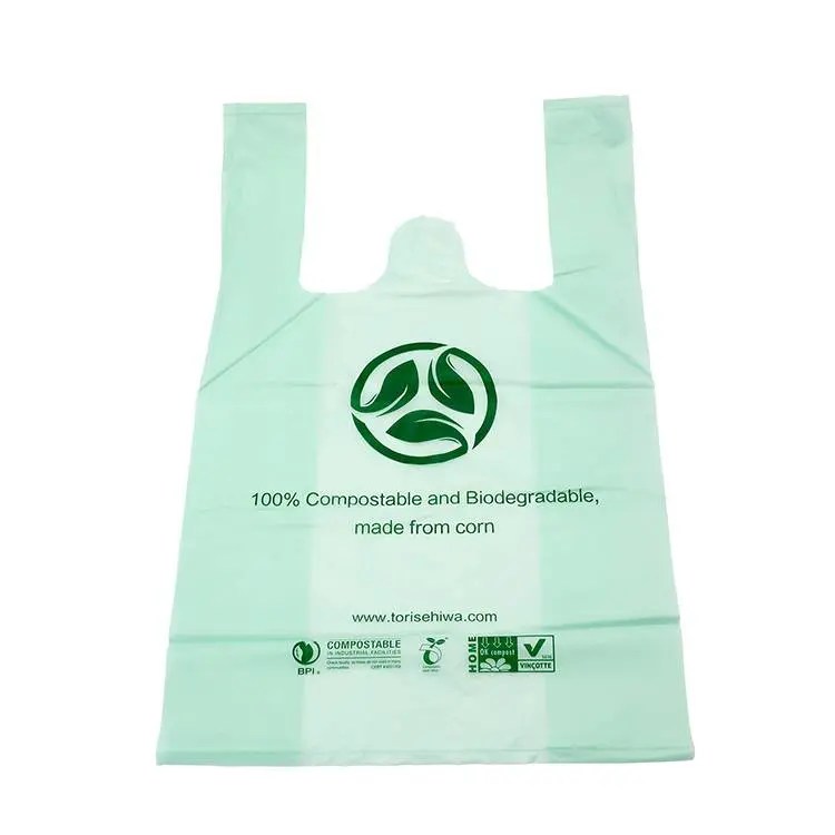 China Biodegradable PBAT PLA Cornstarch Shopping Bag factory and