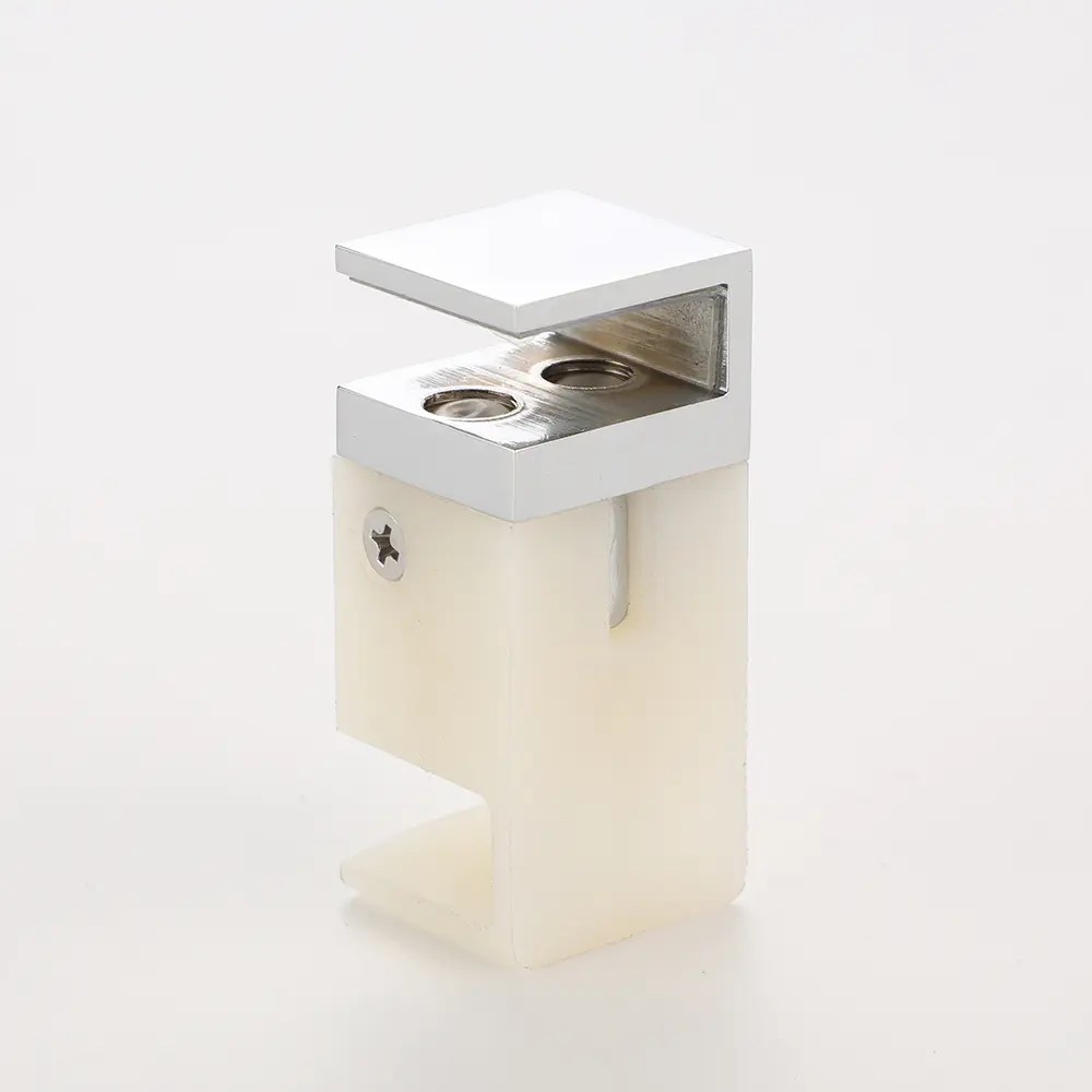 Wholesale 90 degree glass To glass shower clamp brass hinge for