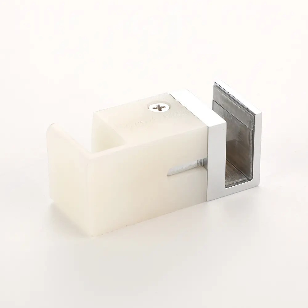 Wholesale 90 degree glass To glass shower clamp brass hinge for