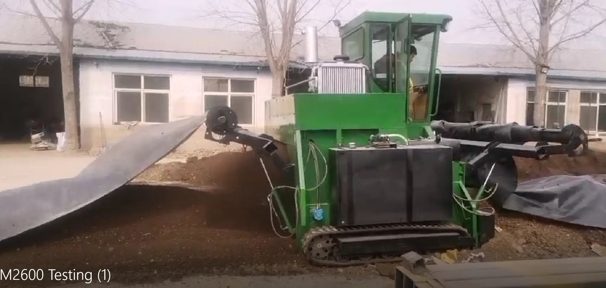 Factory Price Sugar Mill Filter Mud Compost Mixer compost turner