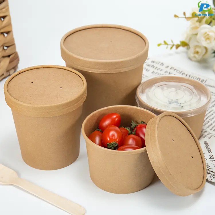 Wholesale Kraft Paper Salad Bowl Manufacturer and Supplier, Factory