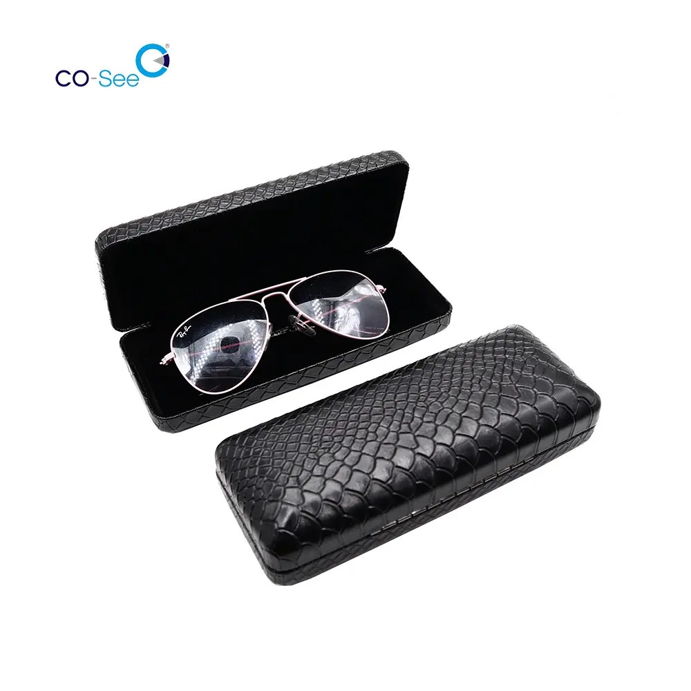 China Best Price on Micro Fiber Case Plastic Hard Shell Eyeglasses