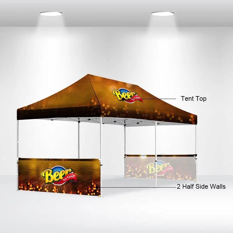 Best Custom tent with any logo to promote your brands and detail