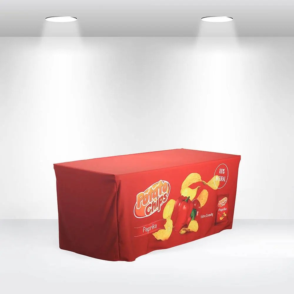 Best Wholesale Price China Custom Printed Table Covers Fitted Table