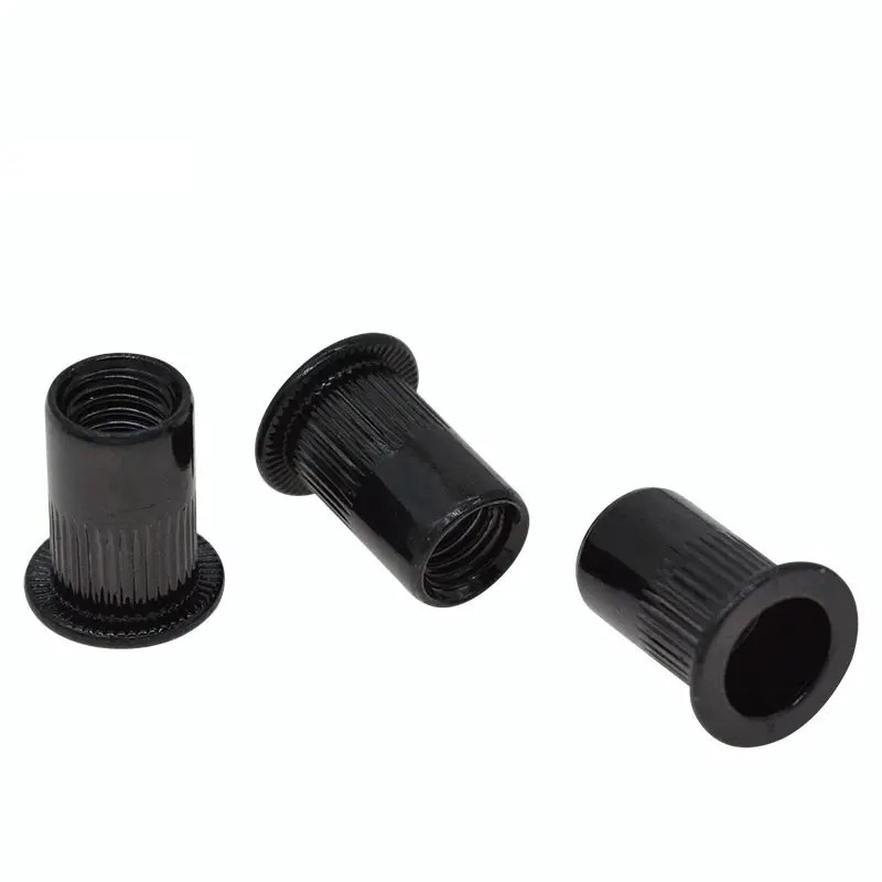 China Black Zinc Black Oxide DIN7340 Knurled Blind Riveting Rivet Nut