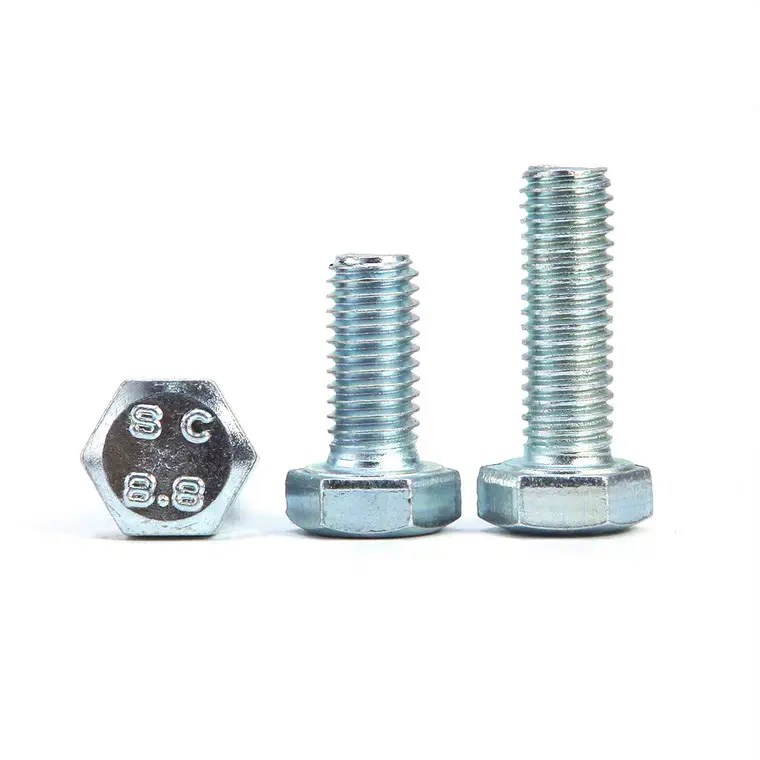 China High Quality M12 Stainless Steel Bolts Galvanized Zinc Hex Bolt