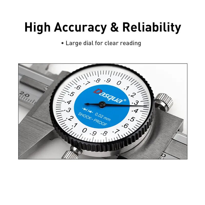 China Vernier Caliper In Hindi Factory DASQUA New Launched Monoblock