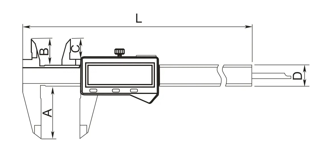 DASQUA 6 Inch/150mm Electronic Micrometer Digital Caliper & Easy Inch