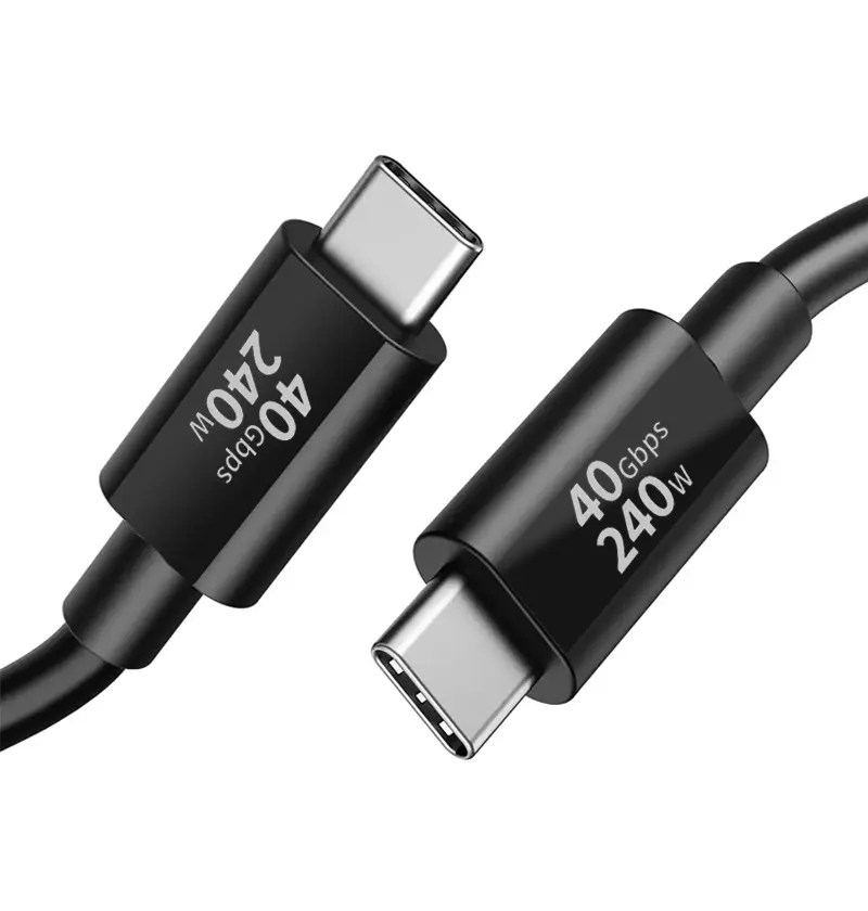 Usb USB4 Cable Compatible with Thunderbolt 3/4,240W USB C to USB C