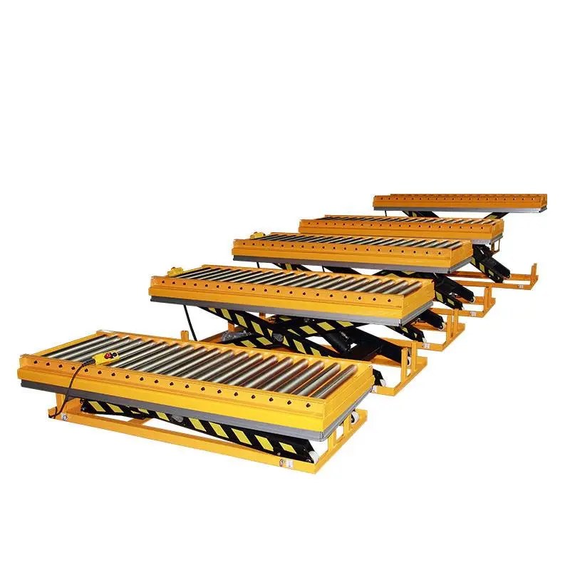 China Roller Scissor Lift Table Manufacturer and Supplier Daxin