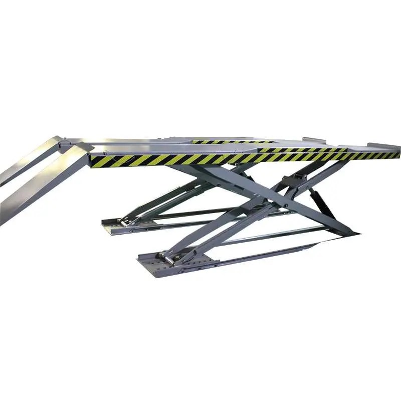 China Super Low Profile Double Lifting Device Car Service Lift