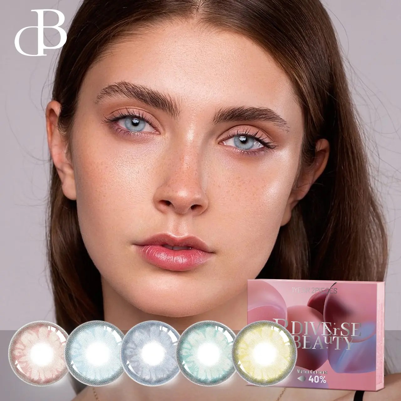 Wholesale DB Popular Honey color contact lenses cosmetic contact lenses