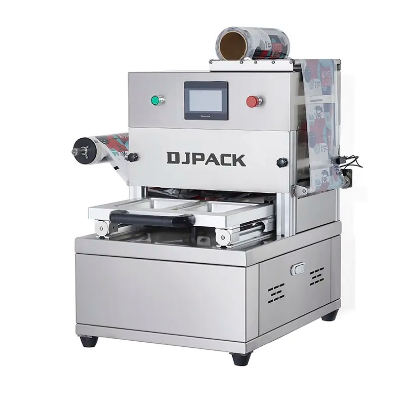 China Tabletop Gas Flush Modified Atmosphere Packaging Tray Sealer