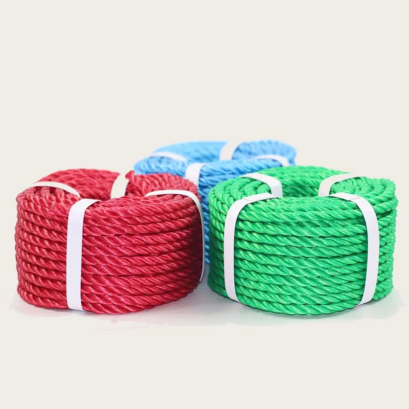 Wholesale Polyethylene 3 Strands twisted PE packing rope Manufacturer
