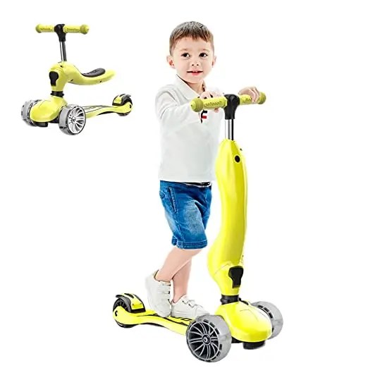 Best Cheapest Price Three Wheels Push Kick Foot Scooter New Fashion