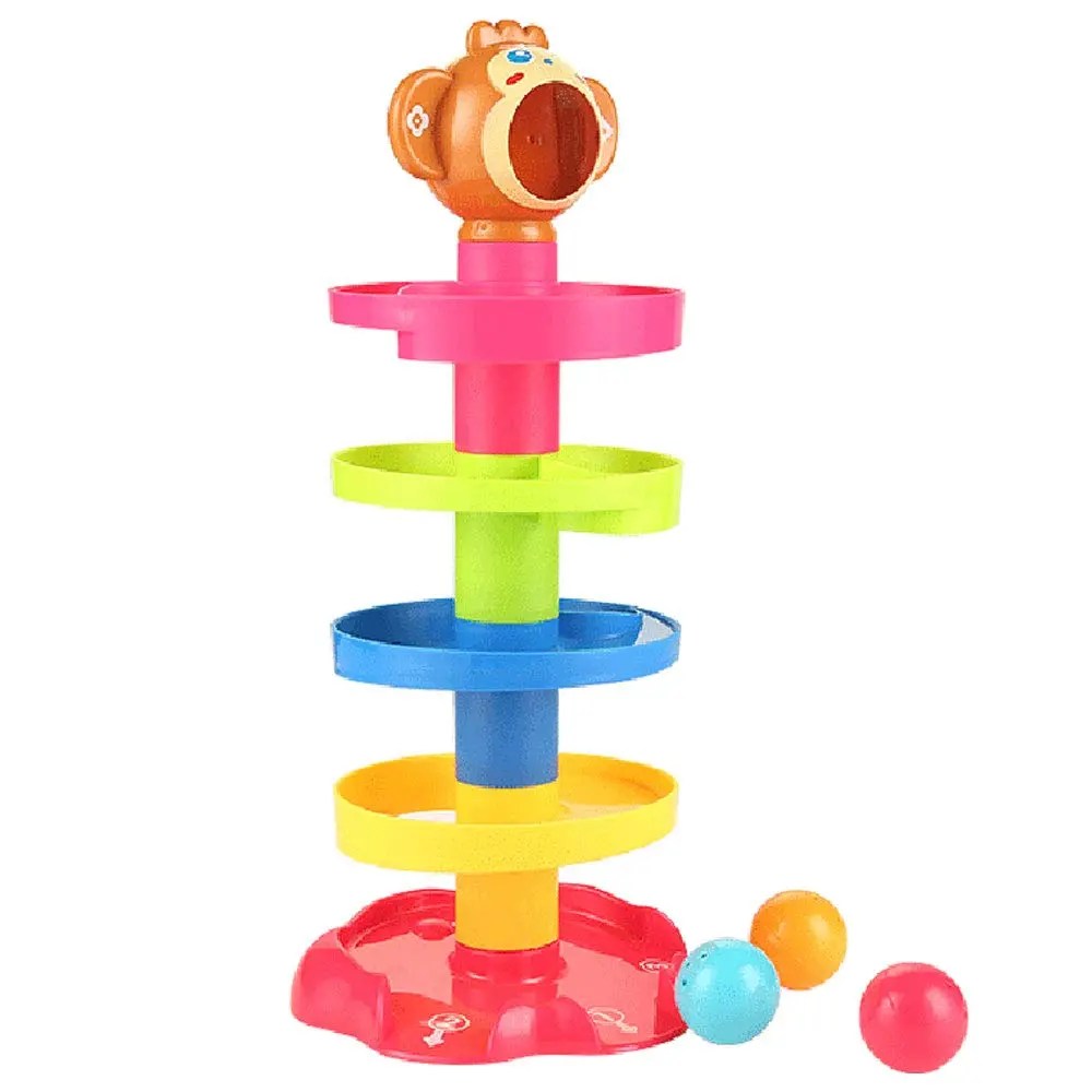 Best Ball Drop Tower Baby Toys with Bridge,Spinning Swirl Rolling Ball