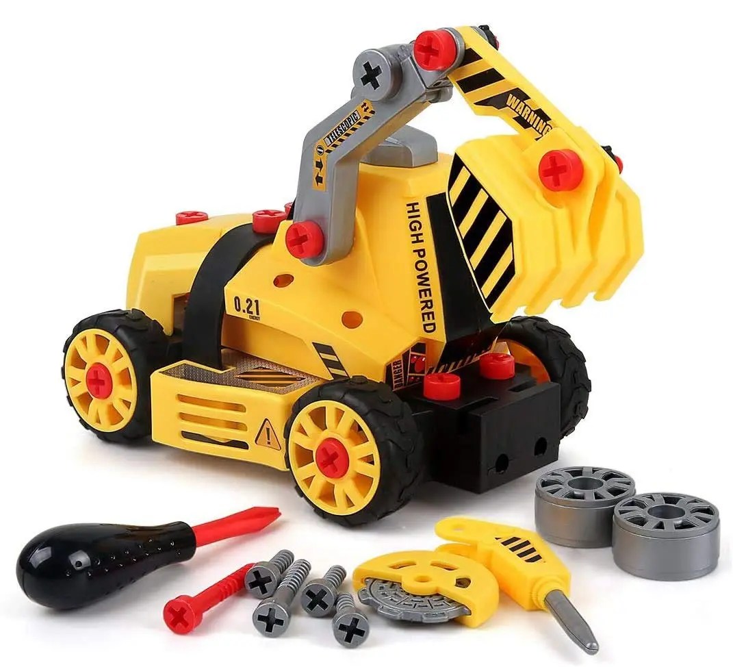 Best BeebeeRun 7in1 DIY Take Apart Truck Car Toys for 3 4 5 6 7 Year