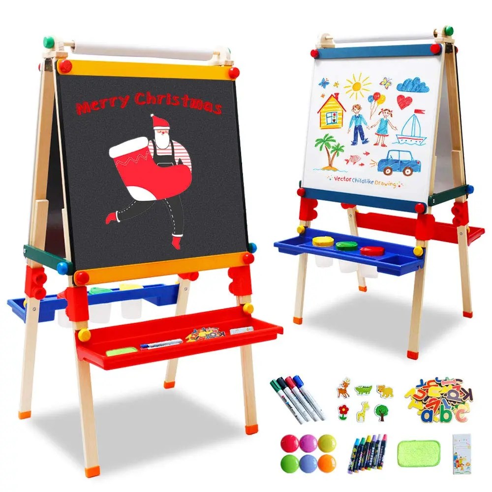 Best 2021 Good Quality Art Easel Paper Arkmiido Kids Easel,Adjustable