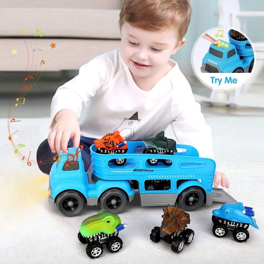 Best Baobë Dinosaur Toys Truck for 2 3 4 5 Years Old Kids Boys Girls