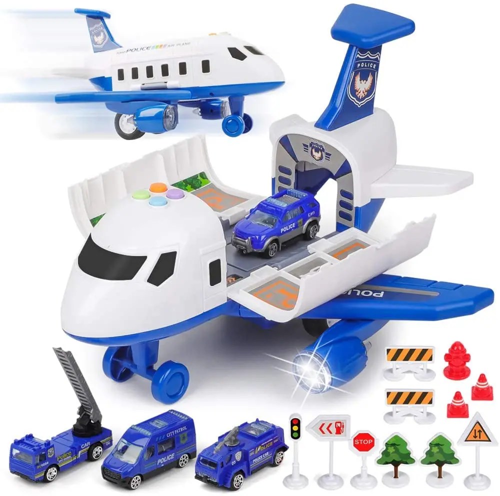 Best BeebeeRun Airplane Toys for Kids, 5in1 Transport Cargo Airplane