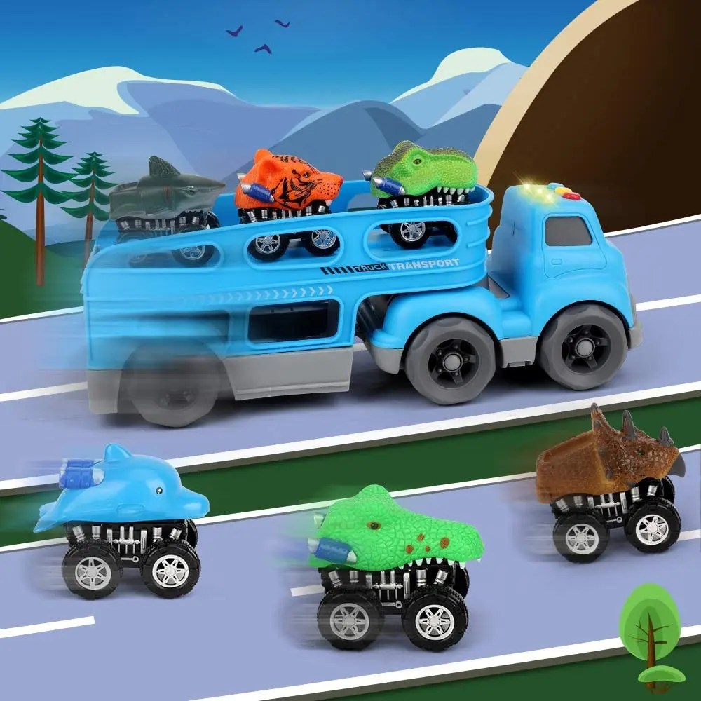 Best Baobë Dinosaur Toys Truck for 2 3 4 5 Years Old Kids Boys Girls