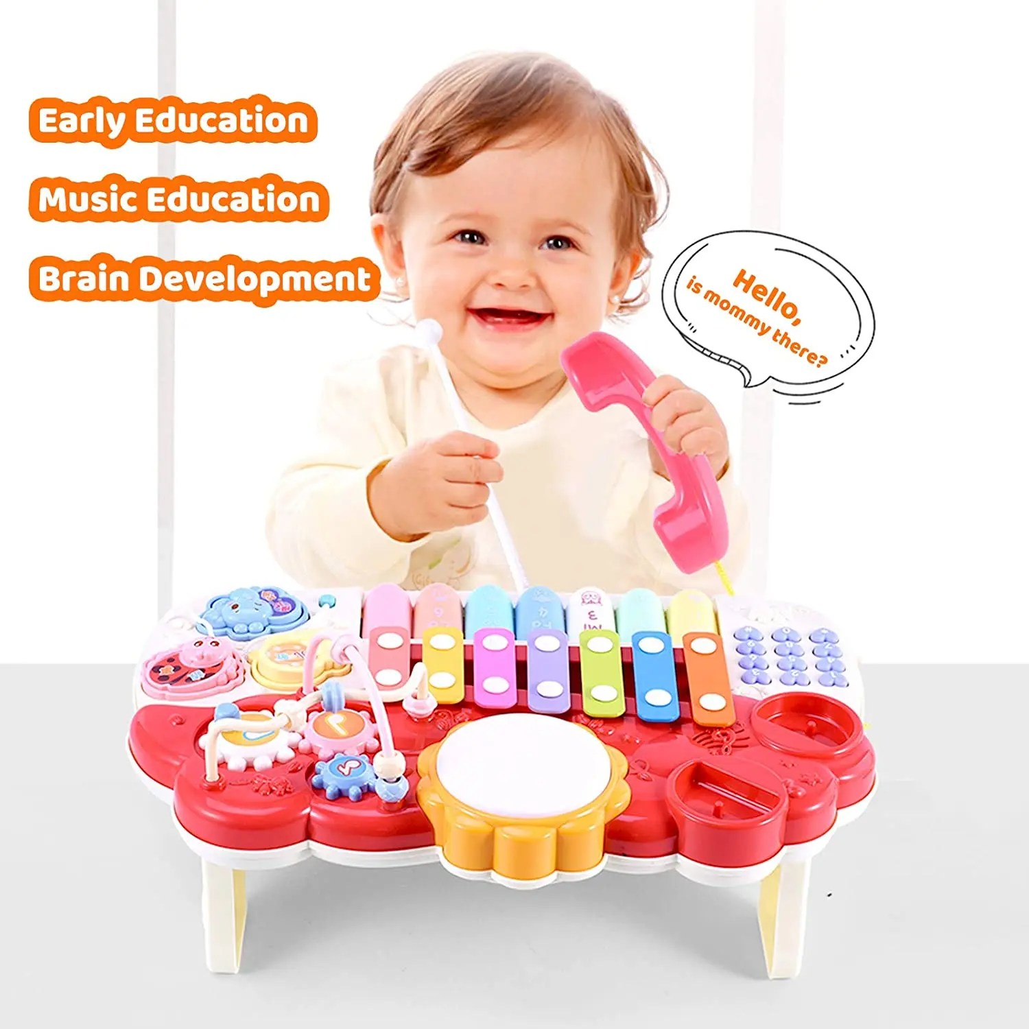 Best 18 Years Factory Wooden Mechanical Toys Arkmiido Baby Musical