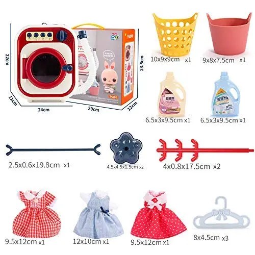 Best Toddler Cleaning SetToy Washing MachinePlay Washer and Dryer for