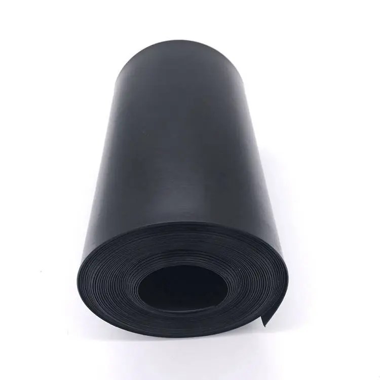 China Cheapest Factory Rubber Sheet Roll For Roofing HDPE Geomembrane (HighDensity