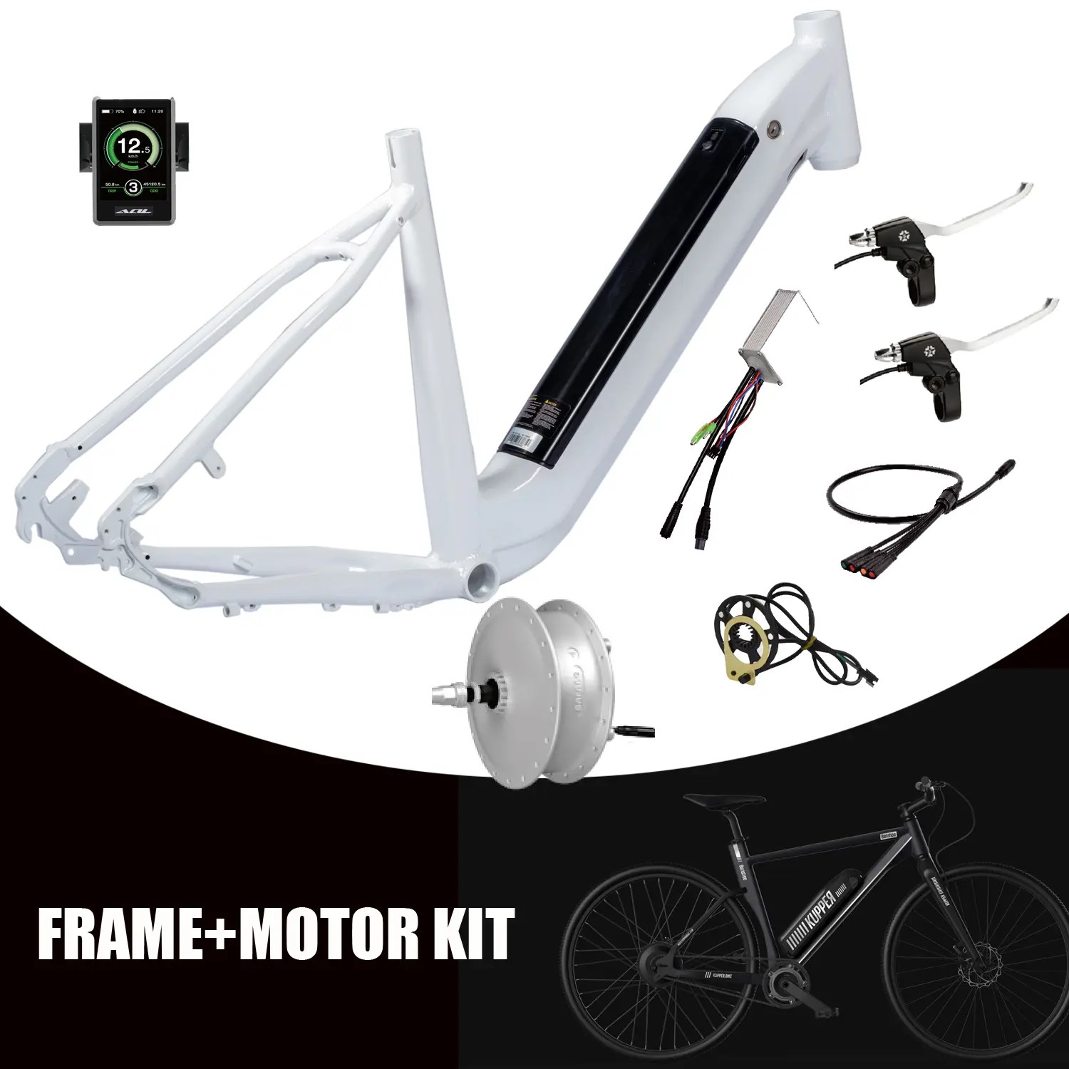 Best 26″ 27.5″ 29″ 700c City Electric Bike Frames Factory Customize E