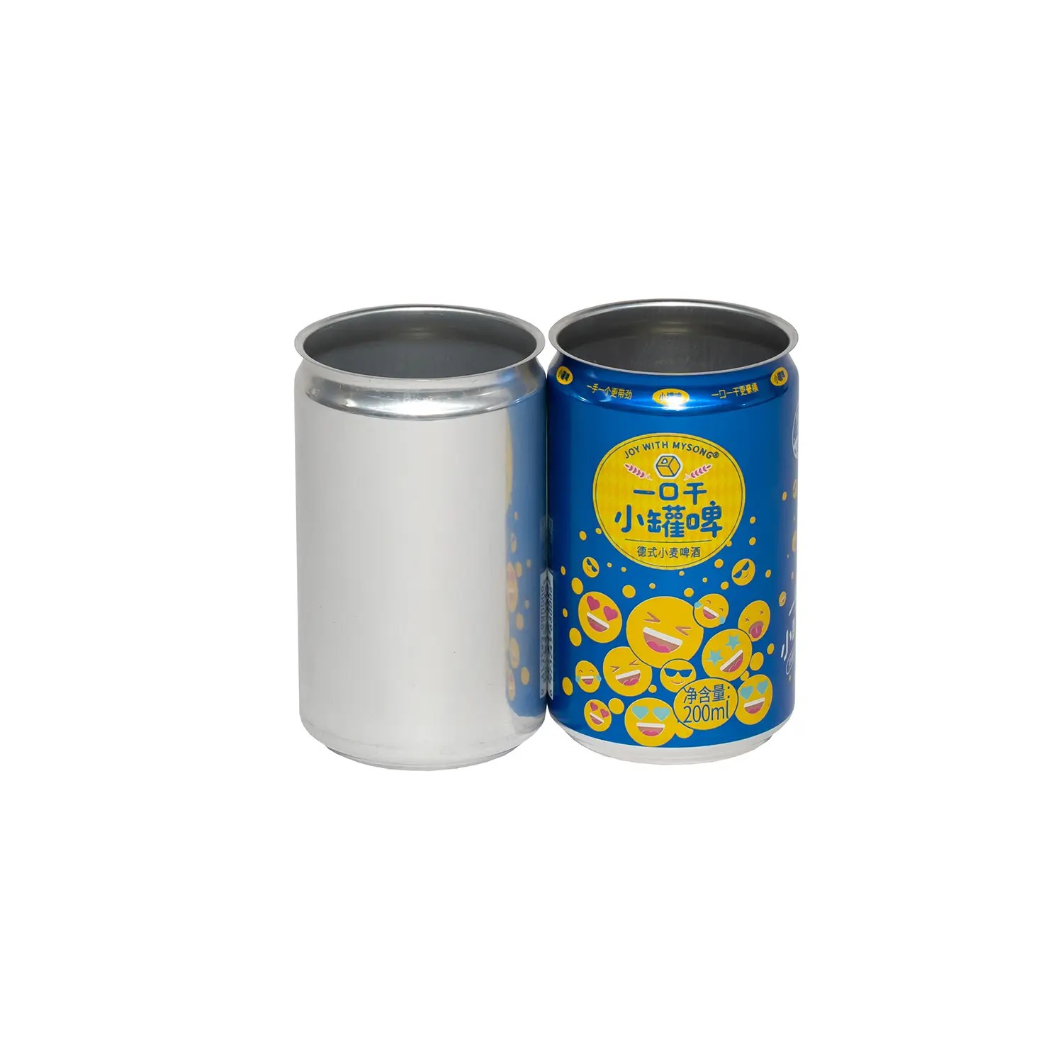 China Top Suppliers 12oz Aluminum Can Sleek can 200ml Erjin factory