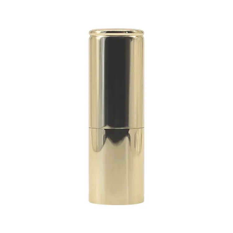 Wholesale Luxury Round Metal Lipstick Tube Cute empty Lipstick Lip Balm