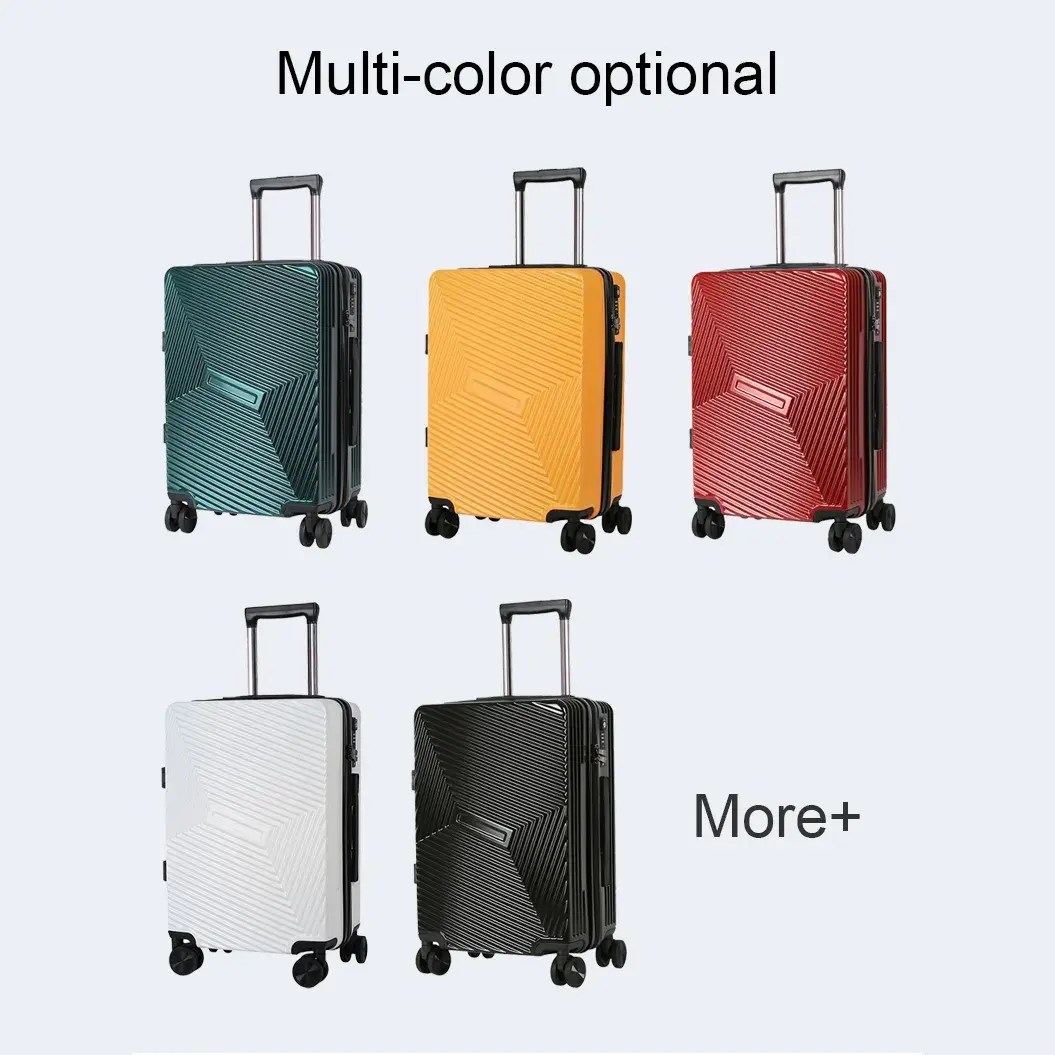 China Custom tag travel 3 piece Trolley Suitcase Luggage factory