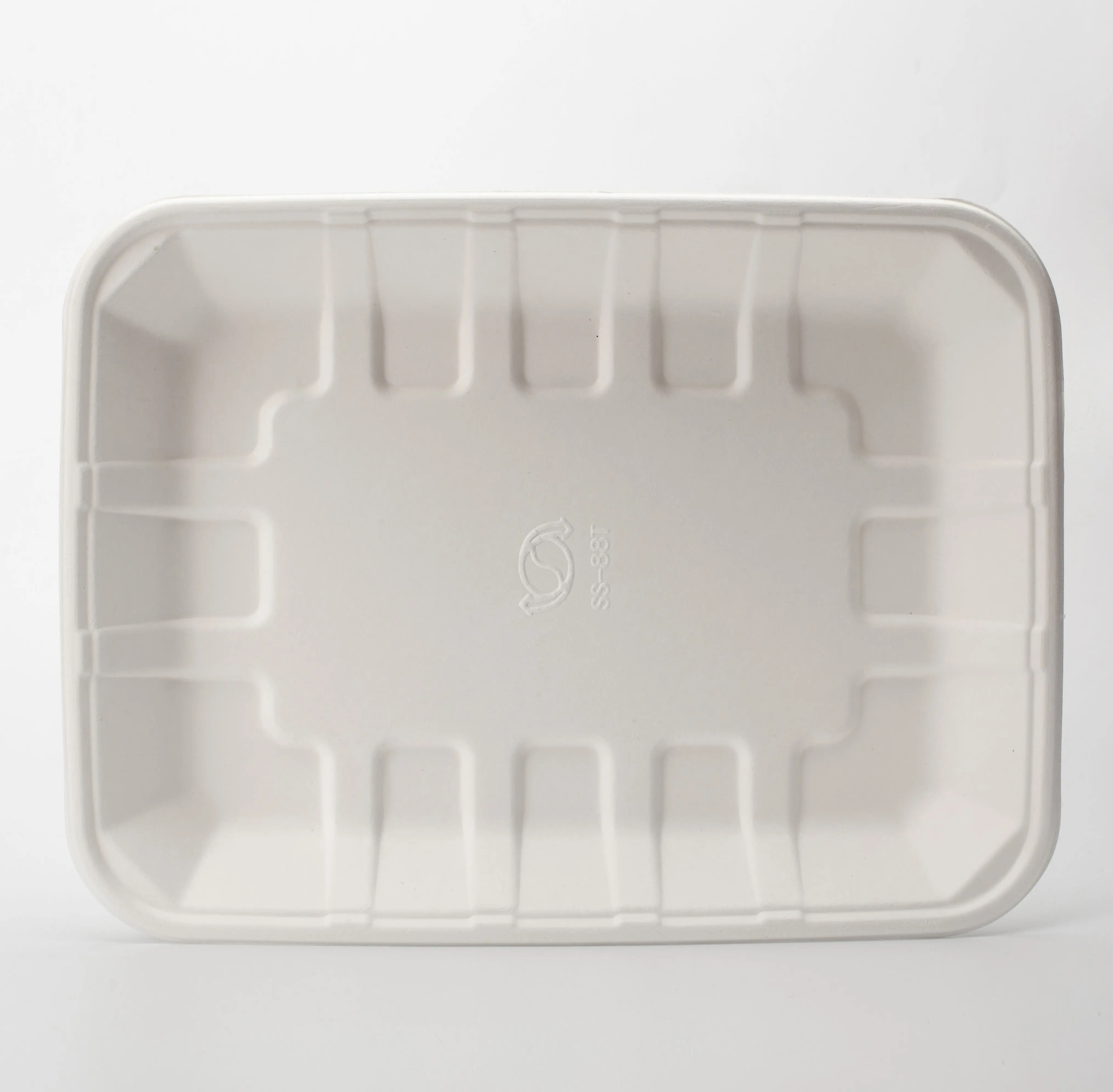 China PFAS Free 8″ x 5″ Disposable Ecofriendly Paper Sugarcane Bagasse