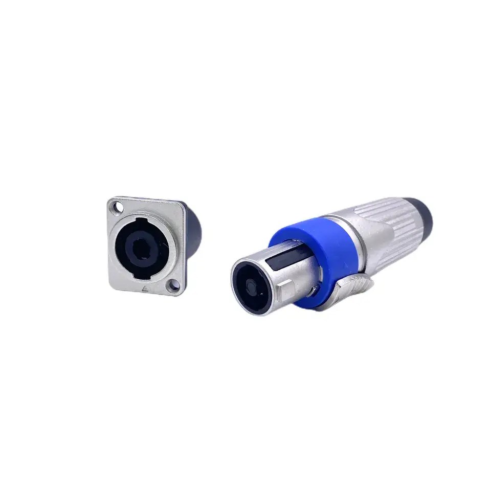 Wholesale 4 Pin Metal Speakon Speaker Connector Male Female