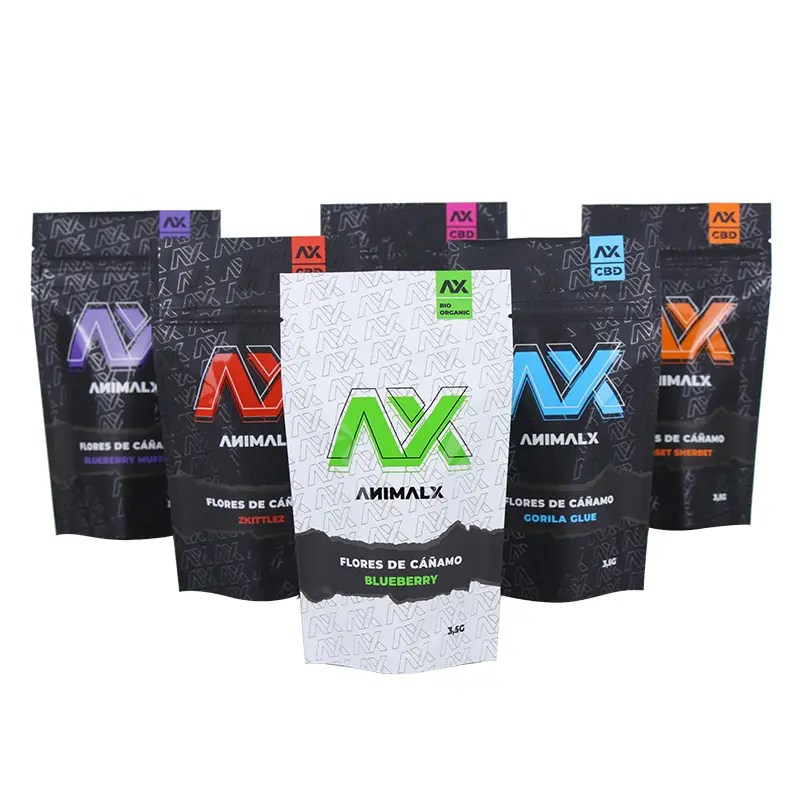 Custom Custom printedFoil laminated plastic resealable ziplock bags