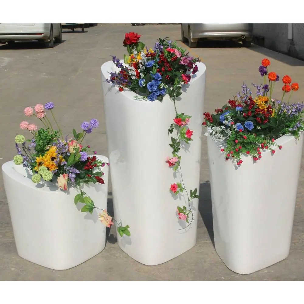 China High definition Frp Vase FRP flower pot Beihai Fiberglass