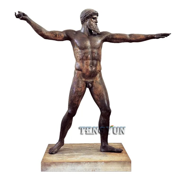 China Greek King Of God Statue Bronze Zeus Sculpture Manufacturers and