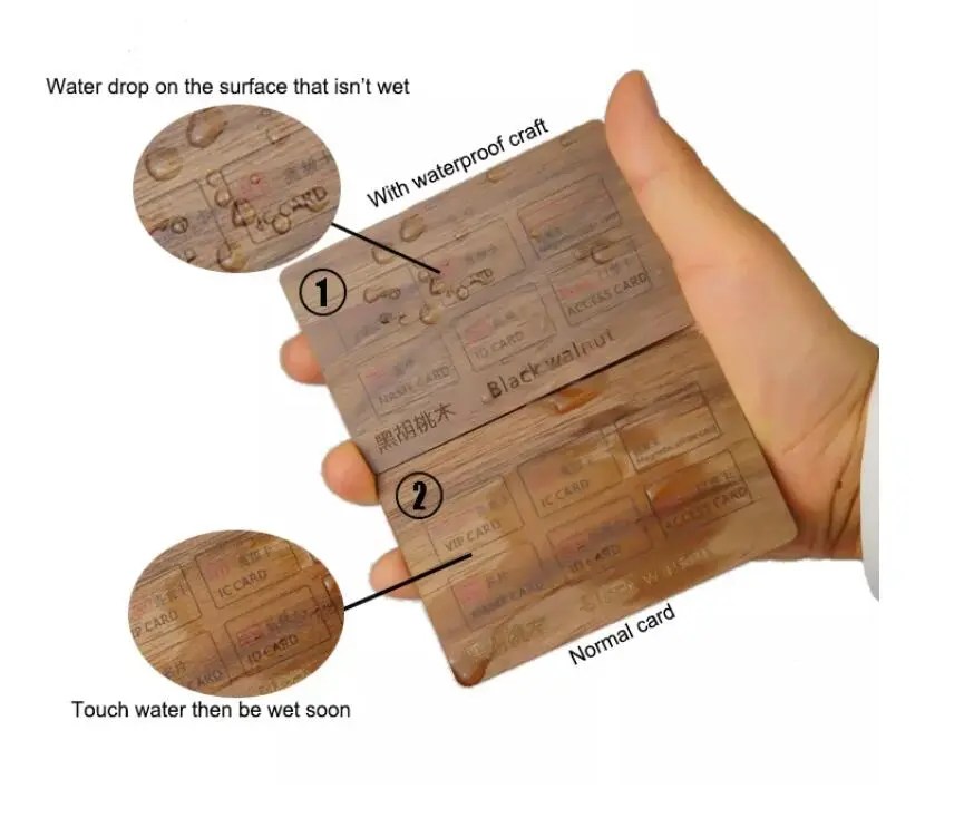 High Quality RFID Wooden Card Environment Frendly Material Factory and