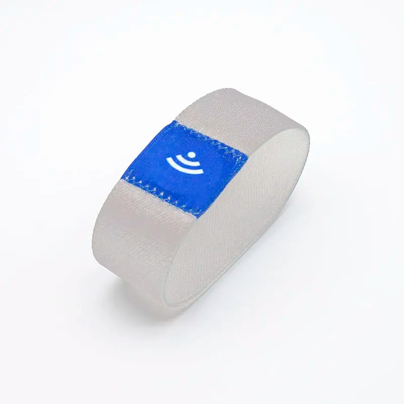 High Quality Elastic RFID Wristband with Logo Mifare classic 1k and NFC