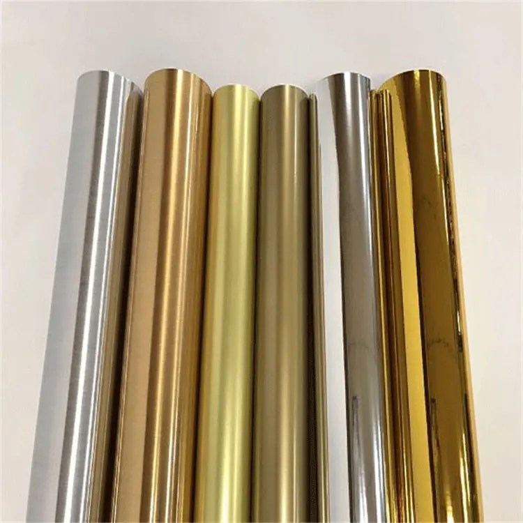 China Metal Advertising Gold Lift Door Stickers Decorative Silver