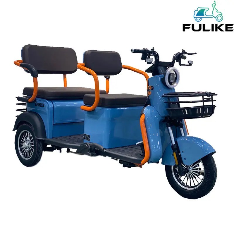Wholesale FULILKE New Electric Tricycle Electric Scooter 3 Wheels Grey Electric E Tricycle Trike