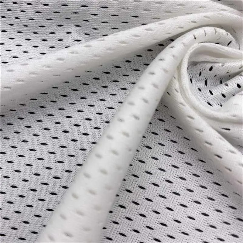 China Breathable warp knitting 100 polyester 75D mesh fabric for