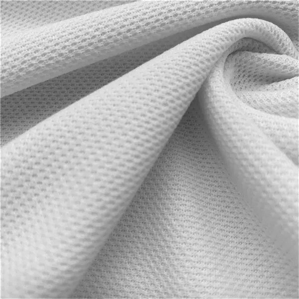 China Superior quality 100 polyester pique knit mesh fabric for polo