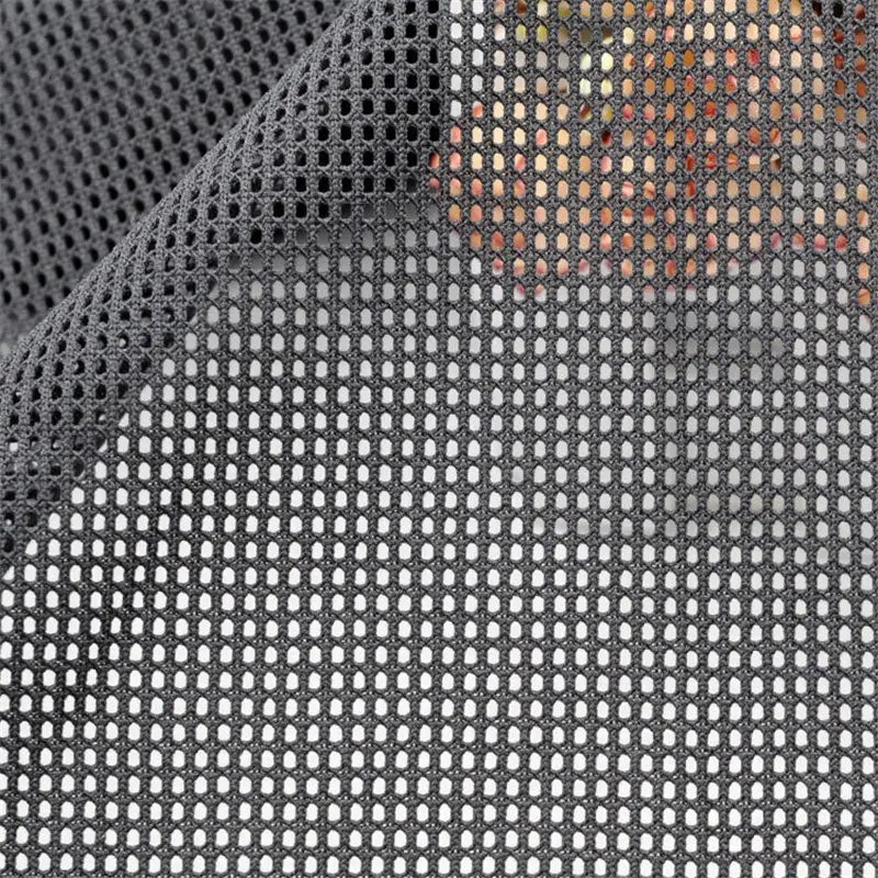 China Factory Cheap Hot Laundry Bag Mesh Fabric DTY polyester