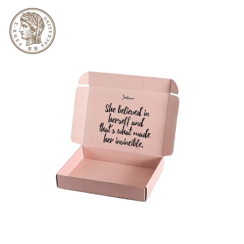 CMYK Corrugated Shipping Box , Foldable Carton Packaging Boxes Custom