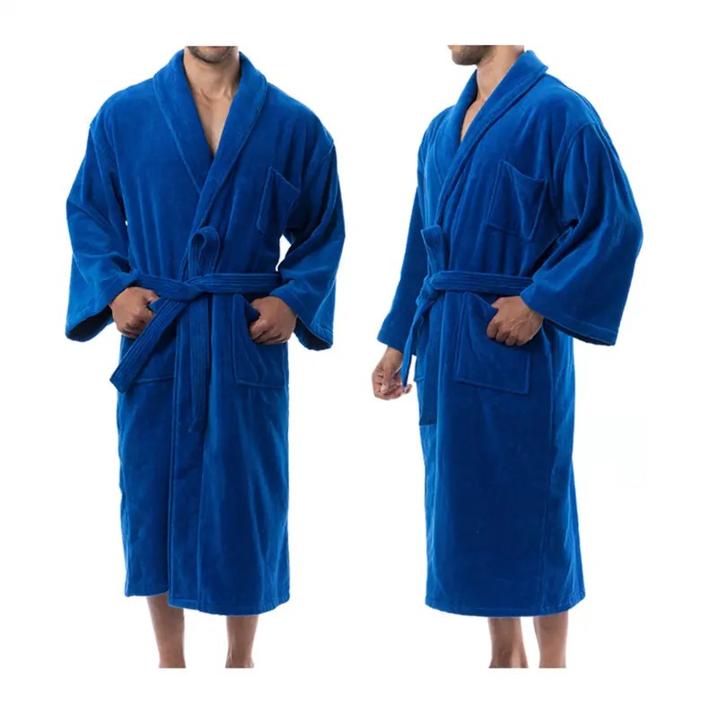 China Plus Size Women Pajamas Factories Mens Bathrobe Cotton Terry