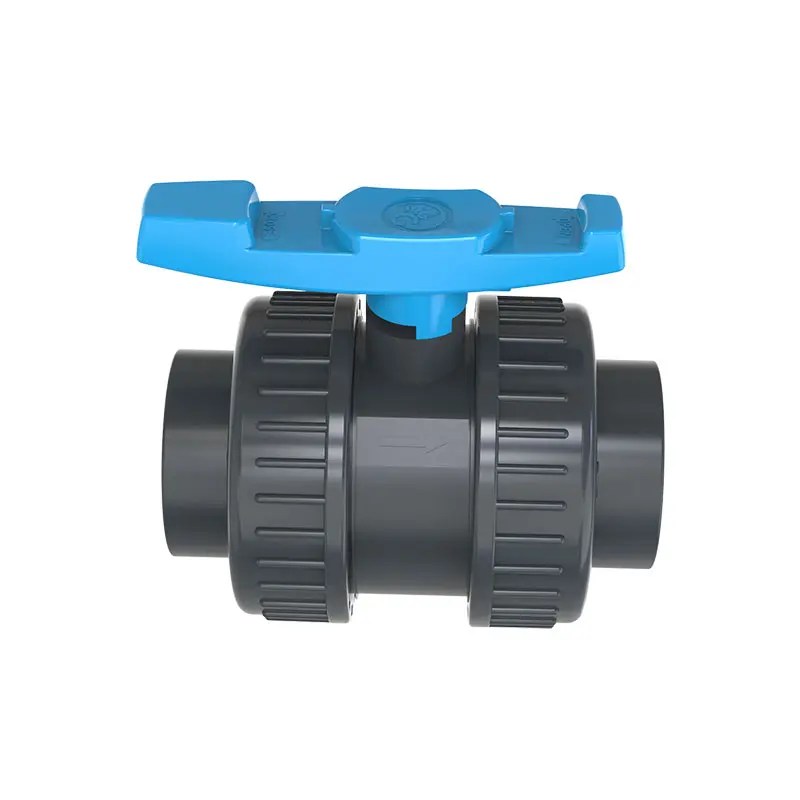 2020 wholesale price UPVC Ball Valve for Irrigation PVC Double union
