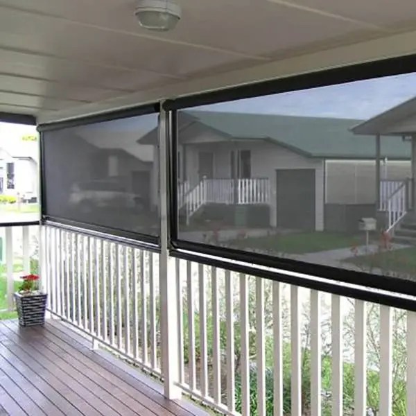 China Ecofriendly Fiberglass Sunscreen Fabric 36 Fiberglass And 64