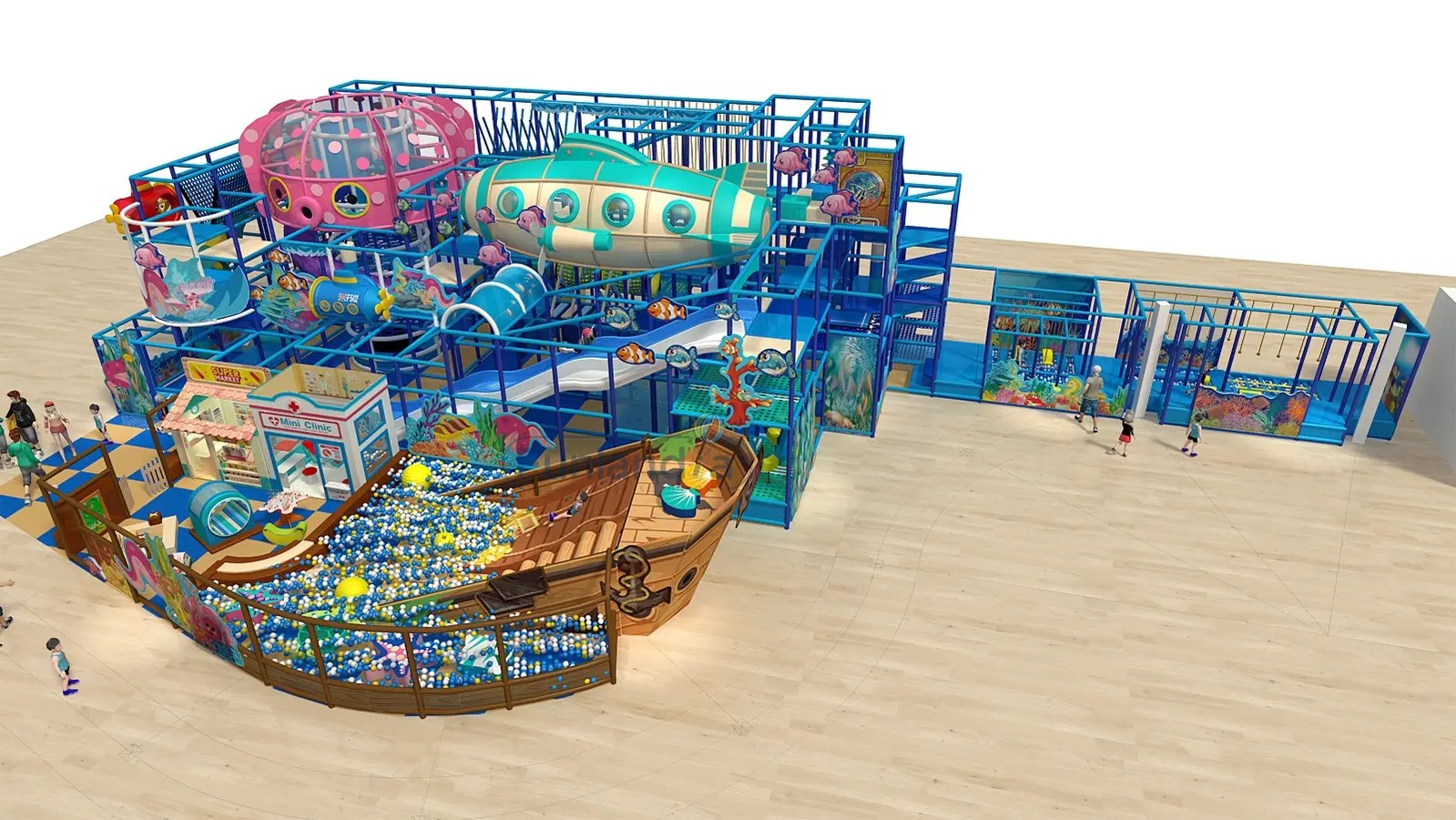 China Manufactur standard Indoor Play Centre Equipment For Sale Ocean