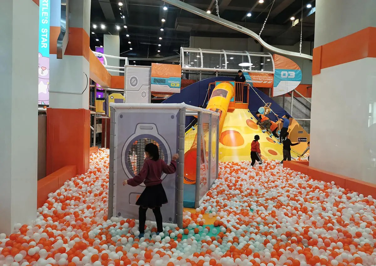 China Factory wholesale Kids Soft Play Equipment Volcano Slide Indoor